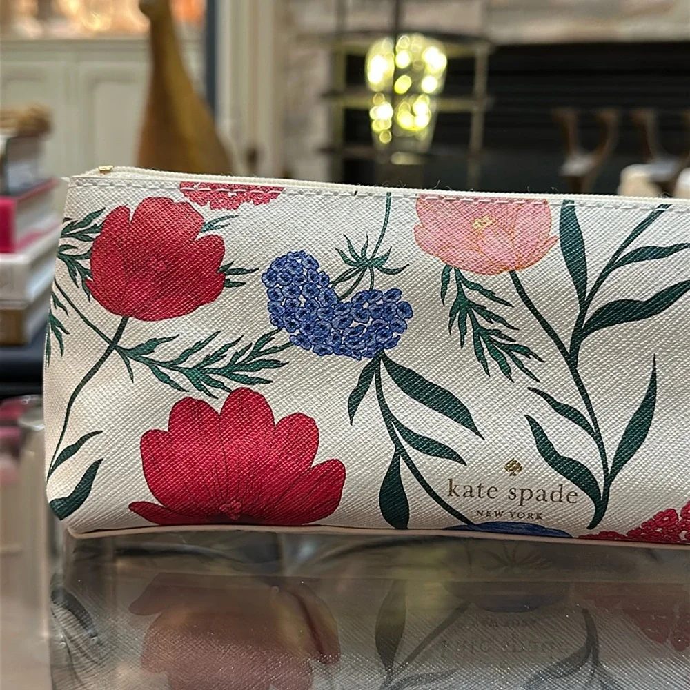 Authentic Kate Spade ♠️ New York “Blossom” Pencil Case w/Accessories, NWT